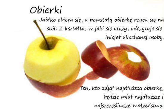 Obrane jabłko na andrzejki